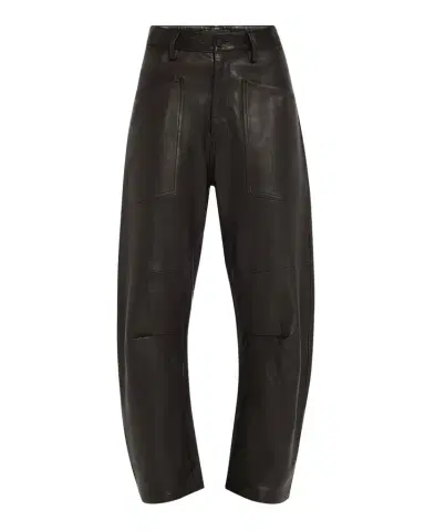 Nili Lotan Shon Barrel Leather Pants | Thumbnail 1 Nili Lotan Shon Barrel Leather Pants | Thumbnail 1