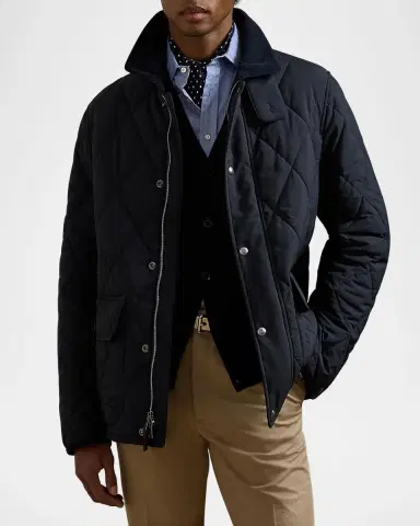 Ralph Lauren Purple Label Carleton Quilted Down Jacket | Thumbnail 4 Ralph Lauren Purple Label Carleton Quilted Down Jacket | Thumbnail 4