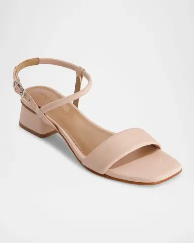 Bernardo Josei Leather Ankle-Strap Sandals | Thumbnail 2