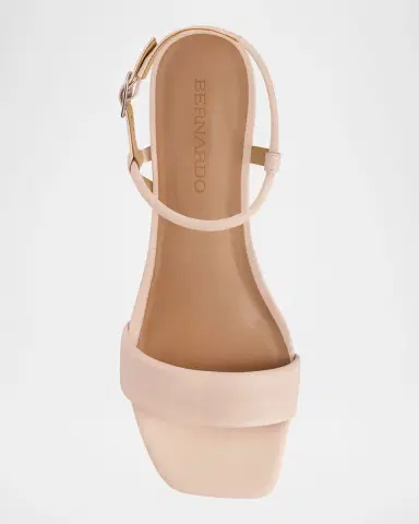Bernardo Josei Leather Ankle-Strap Sandals | Thumbnail 4