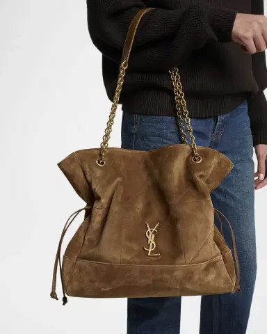 Saint Laurent Jamie 4.3 Medium Drawstring Suede Shoulder Bag | Thumbnail 2 Saint Laurent Jamie 4.3 Medium Drawstring Suede Shoulder Bag | Thumbnail 2