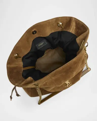 Saint Laurent Jamie 4.3 Medium Drawstring Suede Shoulder Bag | Thumbnail 4 Saint Laurent Jamie 4.3 Medium Drawstring Suede Shoulder Bag | Thumbnail 4
