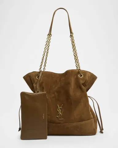 Saint Laurent Jamie 4.3 Medium Drawstring Suede Shoulder Bag | Thumbnail 7 Saint Laurent Jamie 4.3 Medium Drawstring Suede Shoulder Bag | Thumbnail 7