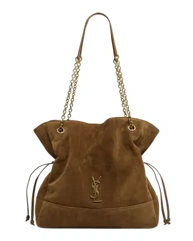 Saint Laurent Jamie 4.3 Medium Drawstring Suede Shoulder Bag | Thumbnail 1 Saint Laurent Jamie 4.3 Medium Drawstring Suede Shoulder Bag | Thumbnail 1