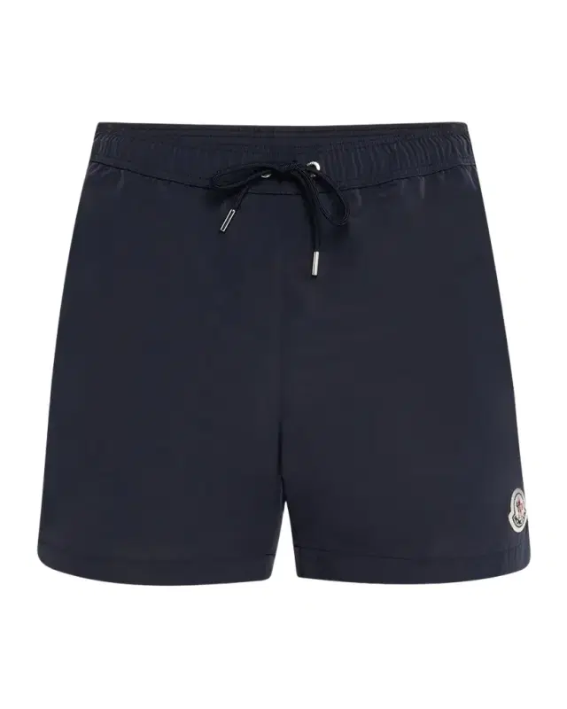 Moncler Men 's Slim Logo Swim Shorts