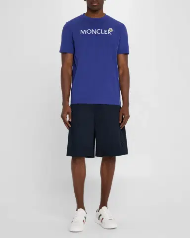 Moncler Men's Flocked Logo T-Shirt | Thumbnail 2