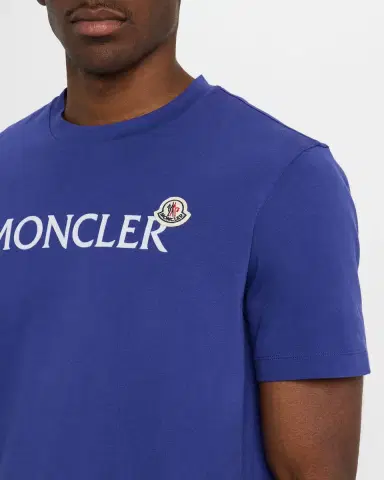 Moncler Men's Flocked Logo T-Shirt | Thumbnail 5