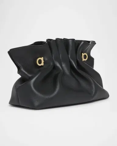Ferragamo Small Gancio Piercing Shoulder Bag | Thumbnail 3 Ferragamo Small Gancio Piercing Shoulder Bag | Thumbnail 3