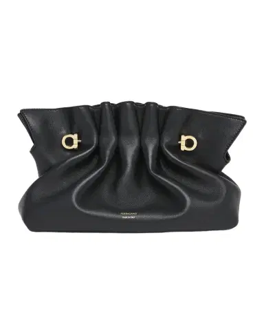 Ferragamo Small Gancio Piercing Shoulder Bag | Thumbnail 1 Ferragamo Small Gancio Piercing Shoulder Bag | Thumbnail 1
