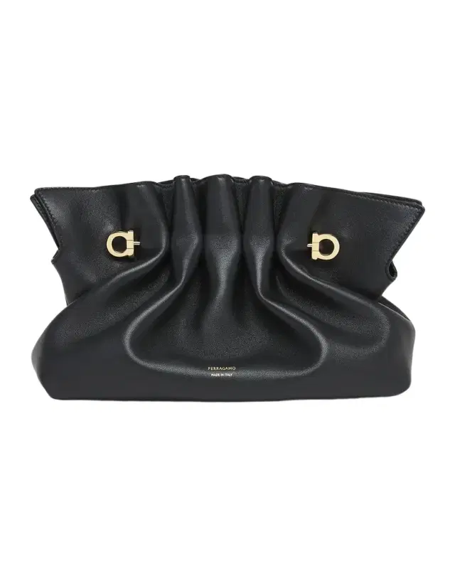 Ferragamo Small Gancio Piercing Shoulder Bag