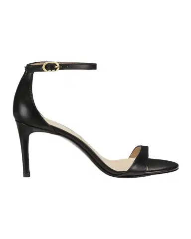 Stuart Weitzman Nudist Leather Ankle-Strap Sandals | Thumbnail 1