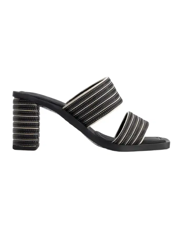 Bernardo 1946 Bari Bicolor Dual-Band Slide Sandals