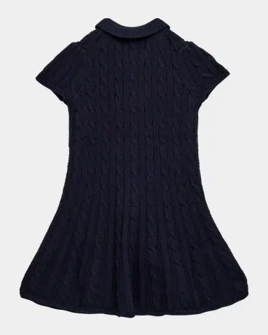 Polo Ralph Lauren Girl's Cable Knit Sweater Dress | Thumbnail 2