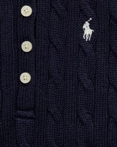 Polo Ralph Lauren Girl's Cable Knit Sweater Dress | Thumbnail 3