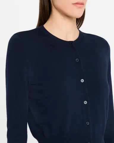 Carolina Herrera Crew-Neck Wool Cardigan | Thumbnail 5 Carolina Herrera Crew-Neck Wool Cardigan | Thumbnail 5