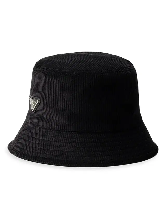 Men's Corduroy Bucket Hat - Black