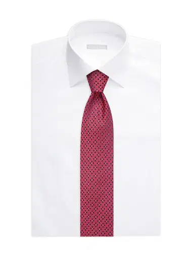Stefano Ricci Men's Luxury Tie - Dark Red And Black | Thumbnail 2
