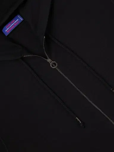 Stefano Ricci Men's Alpha Yarn Cashmere Jogging Blouson Sweater - Black | Thumbnail 7 Stefano Ricci Men's Alpha Yarn Cashmere Jogging Blouson Sweater - Black | Thumbnail 7