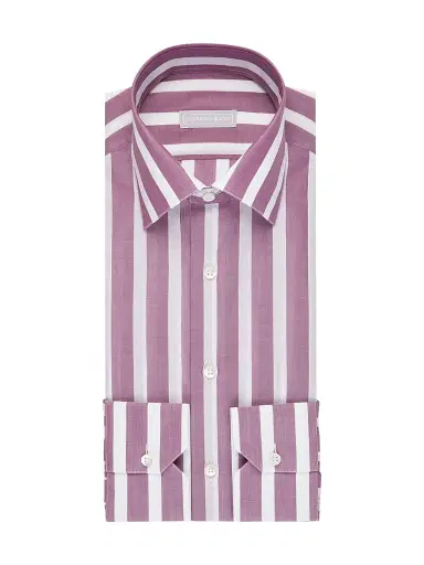 Stefano Ricci Men's Handmade Torino Shirt - Red White | Thumbnail 1