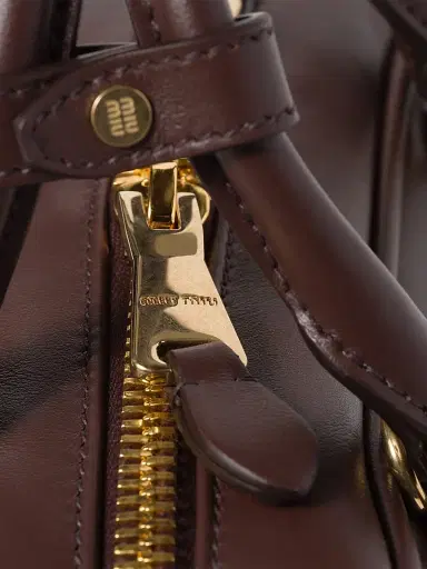 Miu Miu Women's Arcadie Leather Top Handle Bag | Thumbnail 7