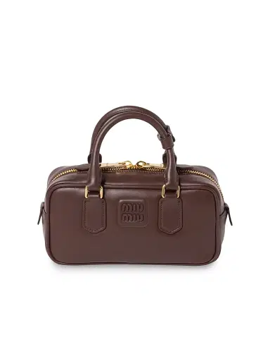 Miu Miu Women's Arcadie Leather Top Handle Bag | Thumbnail 1