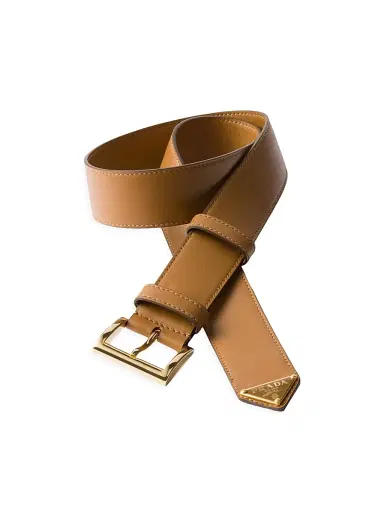 Prada Women's Leather Belt - Brown - Size 34 | Thumbnail 3 Prada Women's Leather Belt - Brown - Size 34 | Thumbnail 3