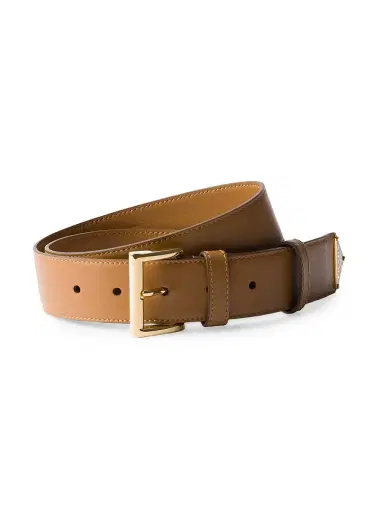 Prada Women's Leather Belt - Brown - Size 34 | Thumbnail 1 Prada Women's Leather Belt - Brown - Size 34 | Thumbnail 1