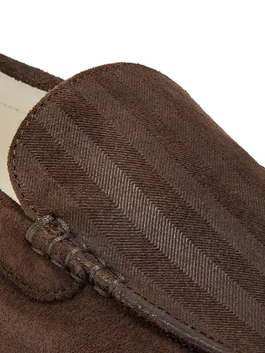 Brunello Cucinelli Men's Leather Slip-On Loafers | Thumbnail 5