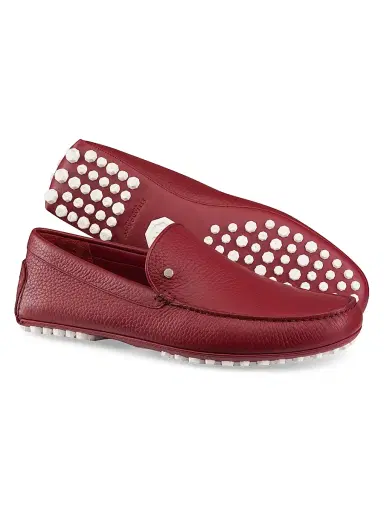 Stefano Ricci Men's Deer and Calfskin Leather Driving Shoes - Dark Rouge - Size 7.5 | Thumbnail 3 Stefano Ricci Men's Deer and Calfskin Leather Driving Shoes - Dark Rouge - Size 7.5 | Thumbnail 3