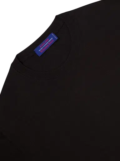 Stefano Ricci Men's Cashmere and Wool Blend Knit Crewneck Sweater - Black | Thumbnail 6