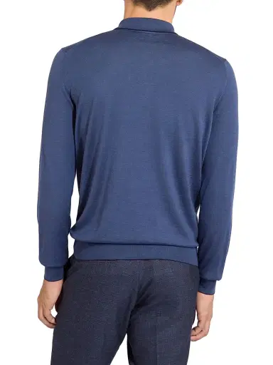 Stefano Ricci Men's Zip Polo Shirt | Thumbnail 3