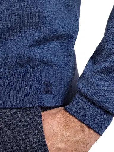Stefano Ricci Men's Zip Polo Shirt | Thumbnail 5