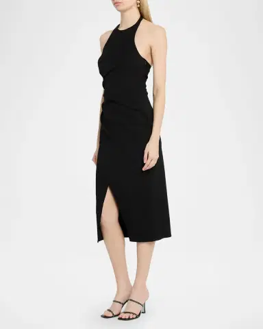 A.L.C. Sylvie Halter Midi Dress | Thumbnail 4