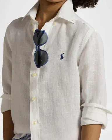 Polo Ralph Lauren Little Boy 's & Boy 's Linen Shirt | Thumbnail 6