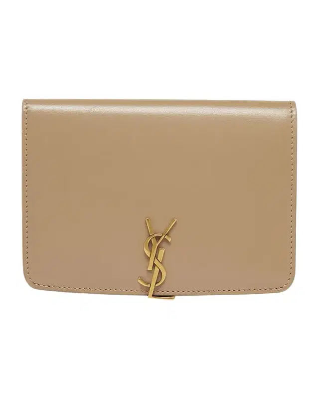 Saint Laurent YSL Passport Holder in Calfskin
