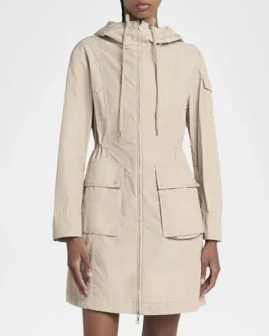 Moncler Laerte Long Hooded Parka | Thumbnail 4 Moncler Laerte Long Hooded Parka | Thumbnail 4