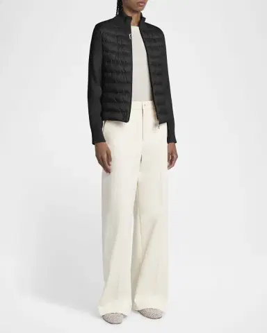 Moncler Padded Wool Cardigan | Thumbnail 2