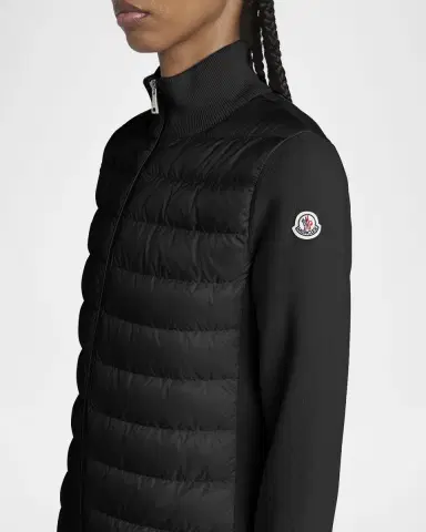 Moncler Padded Wool Cardigan | Thumbnail 5