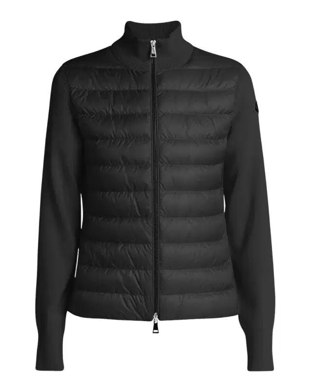 Moncler Padded Wool Cardigan