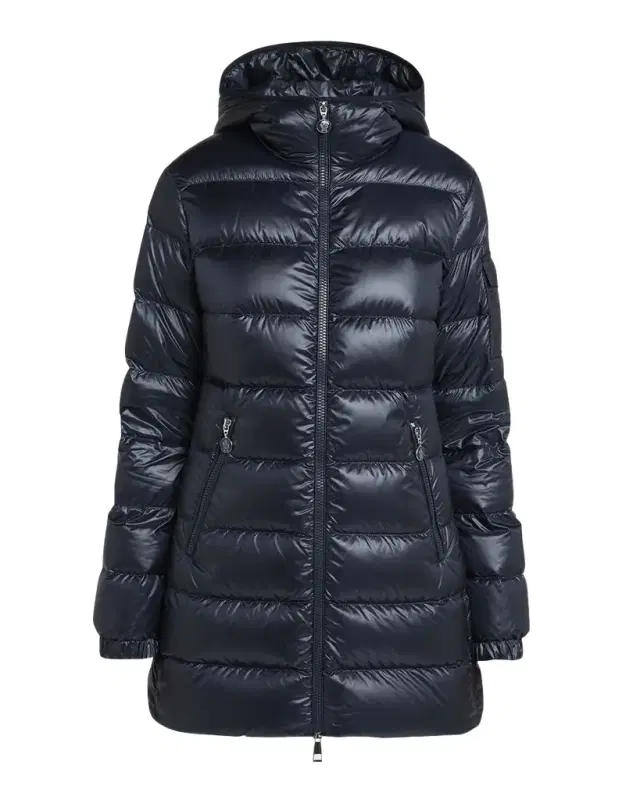Moncler Glements Hooded Mid-Length Down Jacket