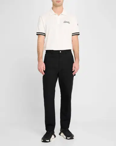 Moncler Men's Cotton Logo Polo Shirt | Thumbnail 2 Moncler Men's Cotton Logo Polo Shirt | Thumbnail 2