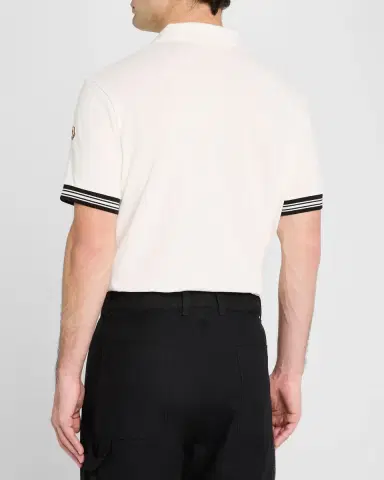 Moncler Men's Cotton Logo Polo Shirt | Thumbnail 3 Moncler Men's Cotton Logo Polo Shirt | Thumbnail 3
