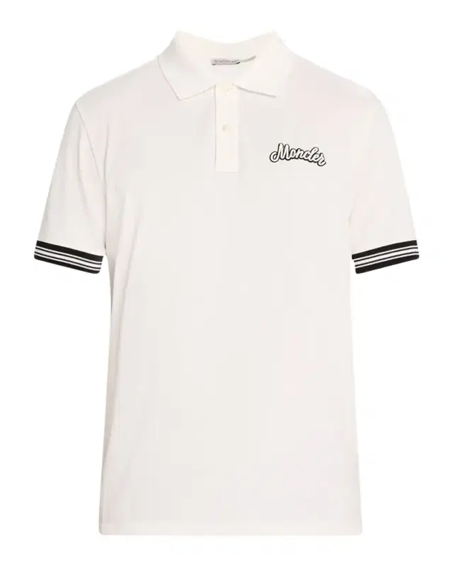 Moncler Men 's Cotton Logo Polo Shirt