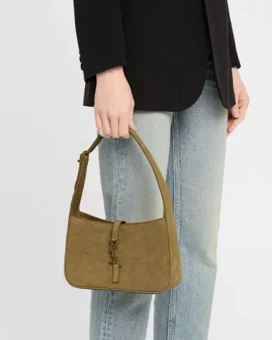 Saint Laurent Le 5 A 7 Shoulder Bag in Lizard-Effect Leather | Thumbnail 2 Saint Laurent Le 5 A 7 Shoulder Bag in Lizard-Effect Leather | Thumbnail 2