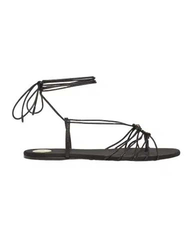 Saint Laurent Babylone Strappy YSL Ankle-Tie Sandals | Thumbnail 1