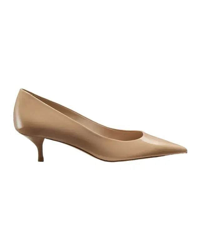 Stuart Weitzman Stuart Patent Kitten Pumps