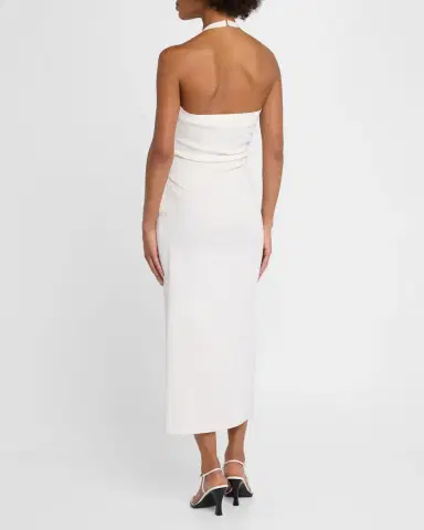 A.L.C. Sylvie Halter Midi Dress | Thumbnail 3 A.L.C. Sylvie Halter Midi Dress | Thumbnail 3