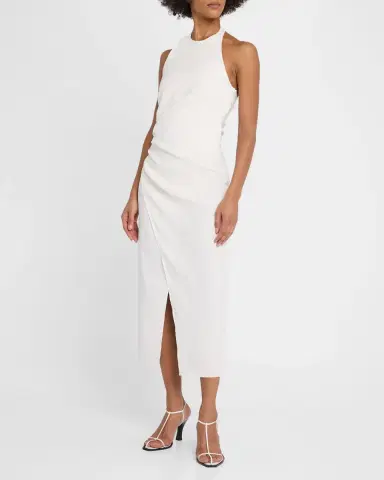 A.L.C. Sylvie Halter Midi Dress | Thumbnail 4 A.L.C. Sylvie Halter Midi Dress | Thumbnail 4