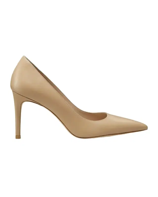 Stuart Weitzman Stuart Power 85 Leather Pumps
