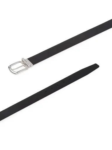 Prada Men's Reversible Saffiano And Leather Belt - Black - Size 40 | Thumbnail 5